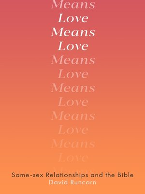 cover image of Love Means Love